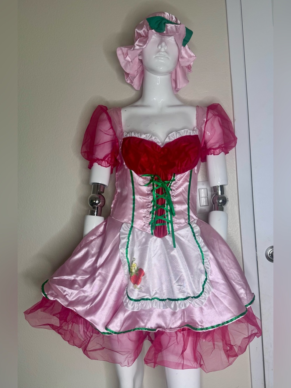 3 piece Strawberry Shortcake Costume